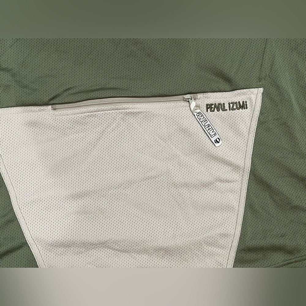 Pearl Izumi Men's Olive and Beige Short Sleeve Tee - Picture 8 of 9